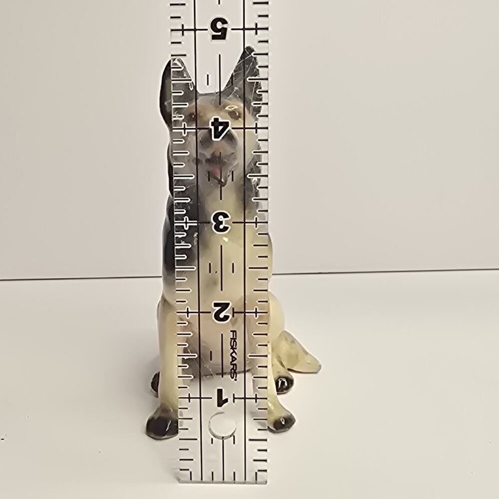 Vintage MCM Porcelain German Shepherd Ceramic Figurine Sitting - Picture 8 of 8